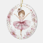 カスタムバレエダンサー セラミックオーナメント (左)