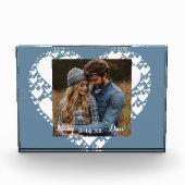 カスタムバレンタインの写真ブロック フォトブロック (正面)