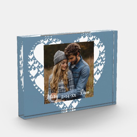 カスタムバレンタインの写真ブロック フォトブロック (左)