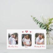 カスタムバレンタインデーのラブフォトカード シーズンカード (スタンド正面)