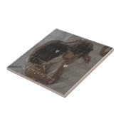 カスタムバレンタインデーのロマンチックなカップルの写真 タイル (側面)