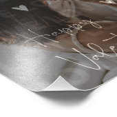 カスタムバレンタインデーのロマンチックなカップルの写真 フォトプリント            (角)