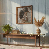 カスタムバレンタインデーのロマンチックなカップルの写真 フォトプリント           