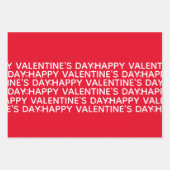 カスタムバレンタインデーラッピング紙 ラッピングペーパーシート (正面3)