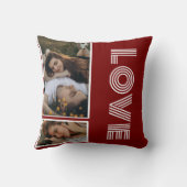 カスタムバレンタインデー写真枕 クッション (裏面)