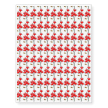 カスタムバレンタインハート一時タトゥー