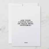 カスタムバレンタパーソナライズされたインデイカードの作成 シーズンカード (裏面)