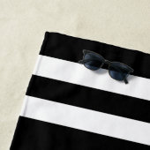 カスタムバレーボールのチーム名とプレイヤー番号 ビーチタオル (インサイチュ)