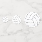 カスタムバレーボールパーティーテーブル紙吹雪 コンフェッティ (正面)