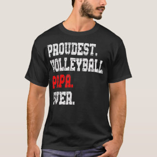 カスタムバレーボール最高のパパパーエバーギフト Tシャツ