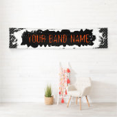 カスタムバンド名マーチロックショーパンクギグフェスティバル 横断幕 (インサイチュ)