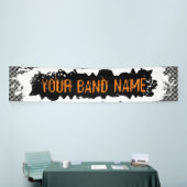 カスタムバンド名マーチロックショーパンクギグフェスティバル 横断幕 (トレードショー)