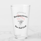 カスタムバーまたはマンケーブ タンブラーグラス (裏面)