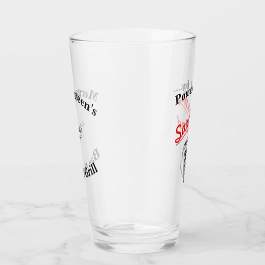 カスタムバーまたはマンケーブ タンブラーグラス (右)