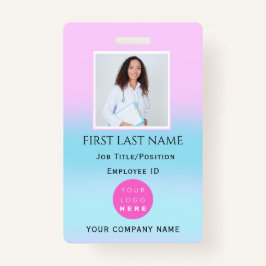 カスタムバーコードフォトIDヘルス気にナース医師 バッジ