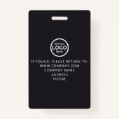 カスタムバーコード付きVIPすべてのアクセスグリッターバッジ バッジ (裏面)