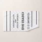 カスタムバーファームハウスモダンハンドタオル ハンドタオル (ハンドタオル)