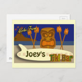 カスタムバー標識 ポストカード (正面/裏面)