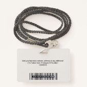 カスタムバー バッジ (裏面ランヤード)