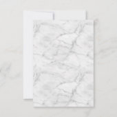 カスタムバー(ユダヤ教の)バル・ミツバーエンクロージャパーティーグレー+金ゴールド 招待状 (裏面)