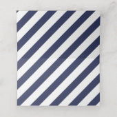 カスタムバー(ユダヤ教の)バル・ミツバー海軍+金ゴールド名SAM プレイスカード (内部開封)