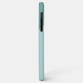 カスタムパステルシーフオムシーガラスミントティール(緑がかった色)グリーン Case-Mate iPhoneケース (裏面/左)