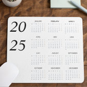 カスタムパステルミント2025カレンダー マウスパッド