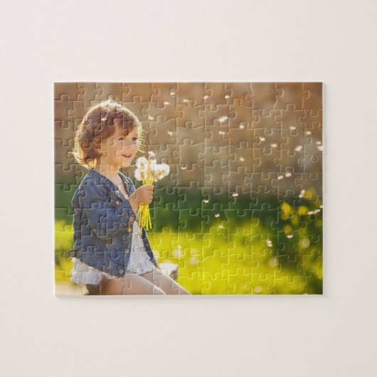 カスタムパズルパーソナライズされたと写真 ジグソーパズル (横)