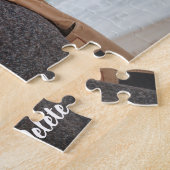 カスタムパズル付きカスタム文字 ジグソーパズル (側面)
