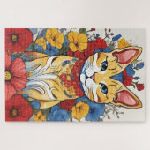 カスタムパズル、独自のCatテーマパズルの作成 ジグソーパズル (横)