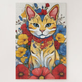 カスタムパズル、独自のCatテーマパズルの作成 ジグソーパズル (縦)