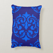 カスタムパタビクトリアンーン青 アクセントクッション (裏面(縦))