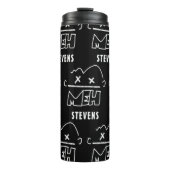 カスタムパターン名Mehおもしろい顔絵文字 タンブラー (正面)