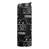 カスタムパターン名Mehおもしろい顔絵文字 タンブラー (回転左)