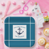 カスタムパタ航海のーンいかり ペーパープレート (パーティー)