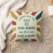 カスタムパパおもしろいジョーク父親のパパの日の贈り物 クッション (ブランケット)