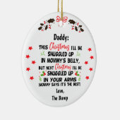 カスタムパパこのクリスマスは私が嗅ぎ回る セラミックオーナメント (右)