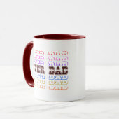 カスタムパパすごいファーズデイ迷彩柄デザイン マグカップ (正面左)