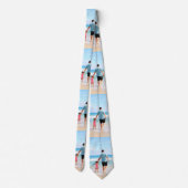 カスタムパパで写真を結ぶ ネクタイ (裏面)