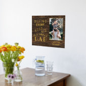 カスタムパパの素晴らし写真 箔ポスター (レイダウン (キッチン))