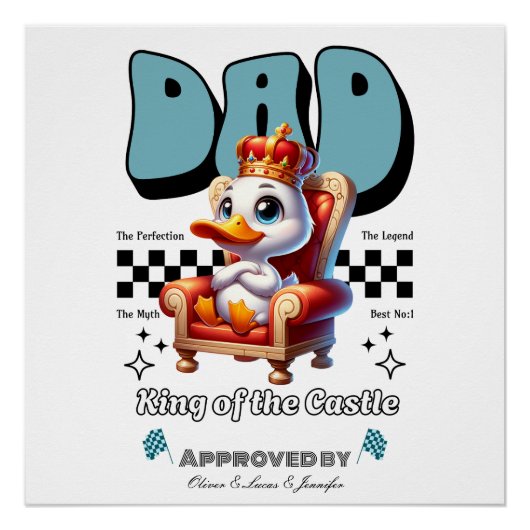 カスタムパパダック ポスター (正面)