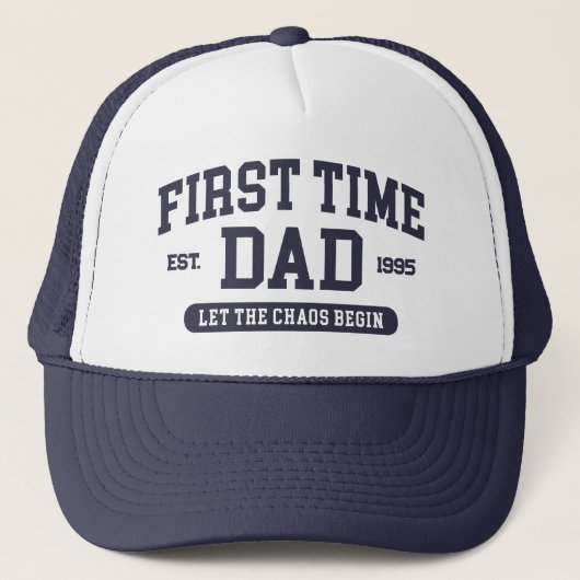 カスタムパパニューおもしろいダッド父の日 キャップ (正面)