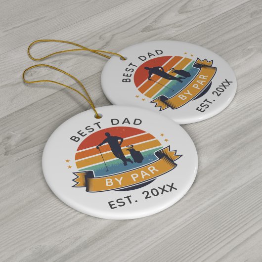 カスタムパパバイパー最高のゴルフ・ファーザーズデイスポーツ セラミックオーナメント