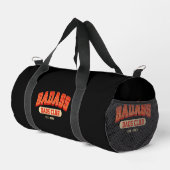 カスタムパパバダスレトロクールトレンディーおもしろい ダッフルバッグ (右コーナー)