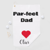 カスタムパパパーおもしろいフェクト父の日贈り物 ゴルフタオル (インサイチュ)
