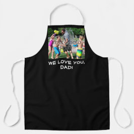 カスタムパパパーソナライズされたファーザーズ日 エプロン
