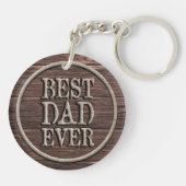 カスタムパパフ素朴ォ最高のト キーホルダー (裏面)