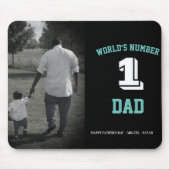 カスタムパパ世界一の父の日 マウスパッド (正面)