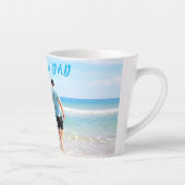 カスタムパパ写真ラテマグギフトパーソナライズされたMug カフェラテマグ (右)