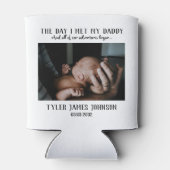 カスタムパパ写真父の日 缶クーラー (裏面)